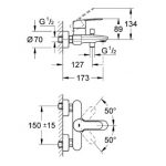 德國 GROHE Eurostyle Cosmopolitan 33591-002 浴缸龍頭