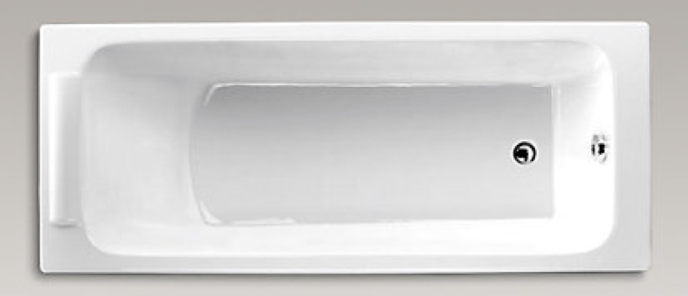 美國 KOHLER Parallel 1875T 生鐵浴缸 無扶手 1500x700x450mm 白色