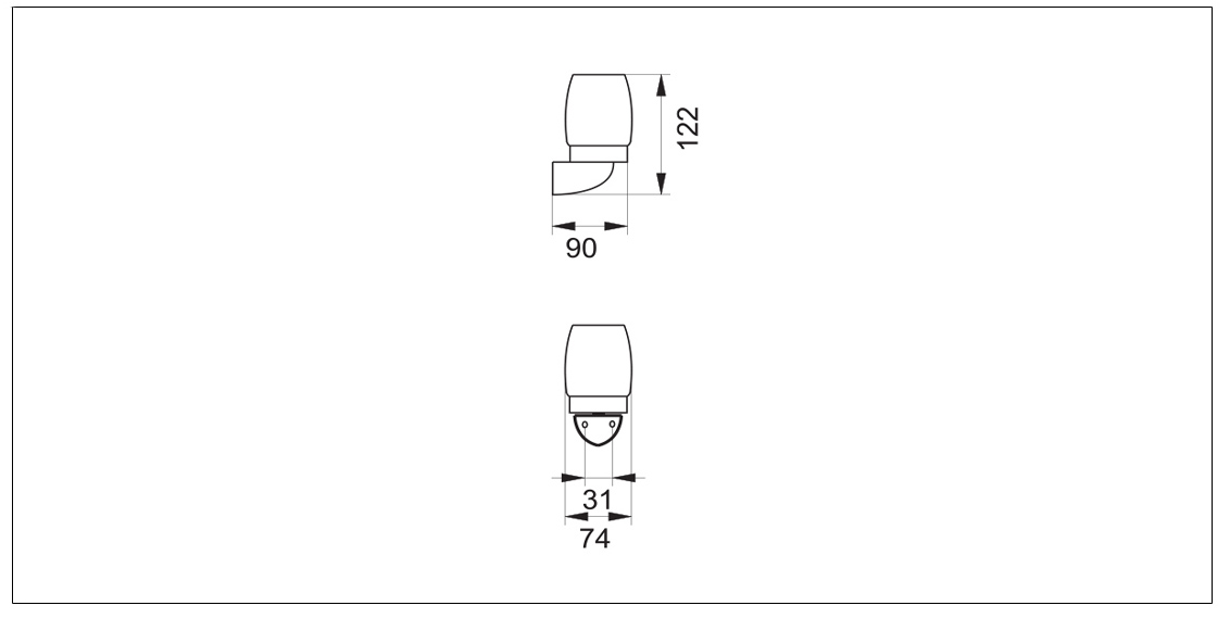 Keuco Arriba 01750019000 玻璃漱口杯連座 (鍍鉻)