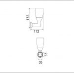 Keuco Edition 100 10050019000  玻璃漱口杯連座 (鍍鉻)