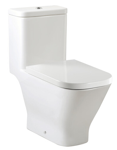 西班牙 ROCA Gap-1 整體式自由咀座廁 配油壓廁板白色