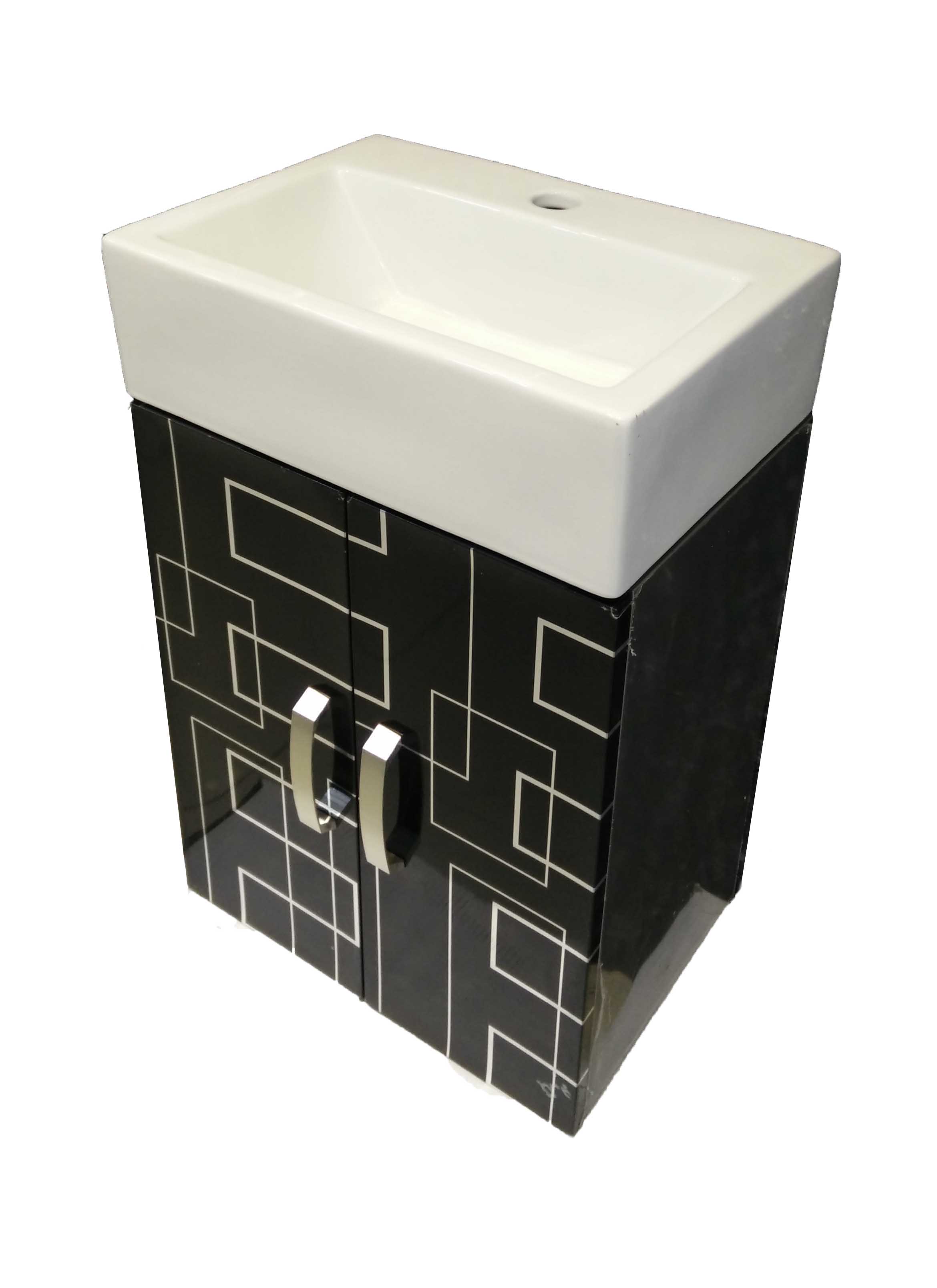 walrus 640042 不锈钢面盆柜 配wr-250606.1-00盆 430x295x660mm