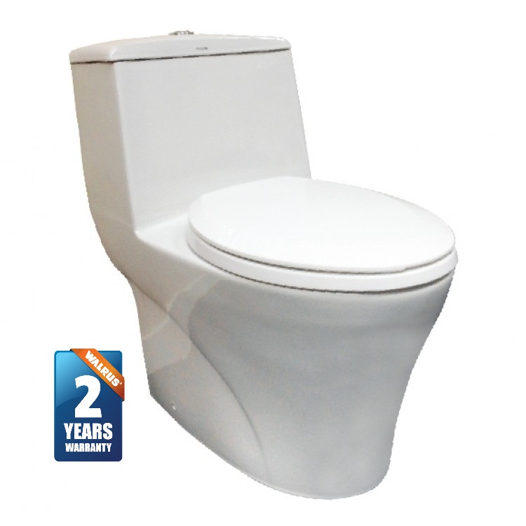 Walrus 110039 整體式自由咀座廁 連樹脂緩降廁板