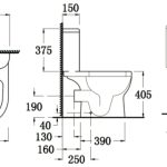 Walrus 120012  相連式高咀座廁 連緩降廁板