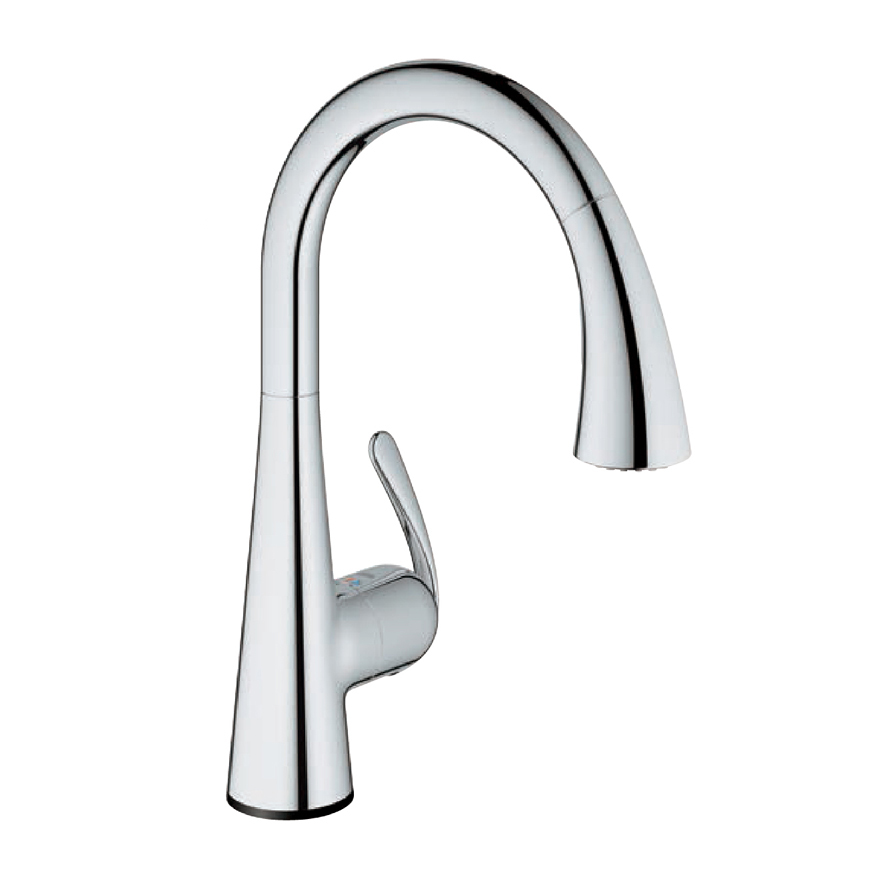 German GROHE Zedra Touch 30219001 Electronic Sink Mixer with Pull Out Spray  [FREE Installation] - 香港浴室潔具網購店