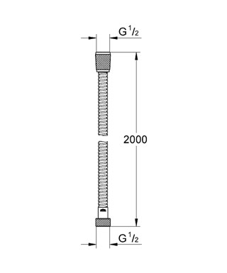 德國 GROHE Relexaflex 28140 花灑喉 2000mm