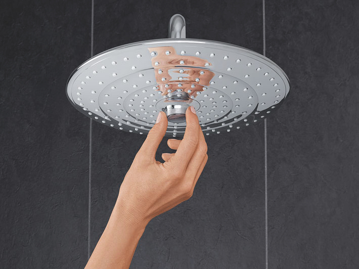 德國 GROHE Euphoria 260 26114001 明牆圓形雨淋式花灑組合連恆溫浴缸龍頭