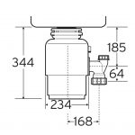 美國 InSinkErator Evolution 200 廚餘處理器 (0.75HP, 超極靜音, 3級研磨)