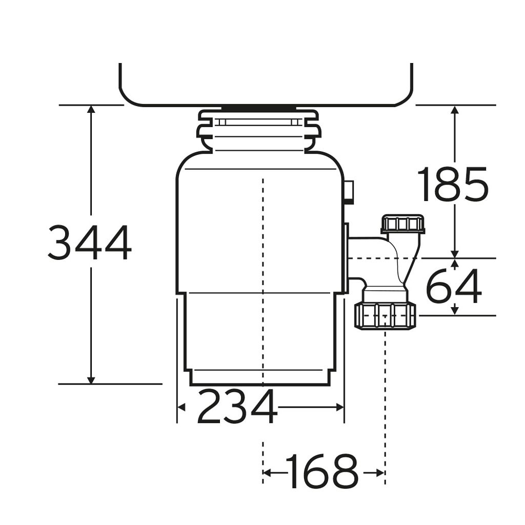 美國 InSinkErator Evolution 200 廚餘處理器 (0.75HP, 超極靜音, 3級研磨)