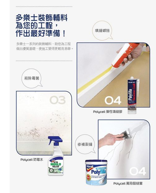 Dulux Polycell Multi Purpose Polyfilla 1kg (Imported from UK, Interior