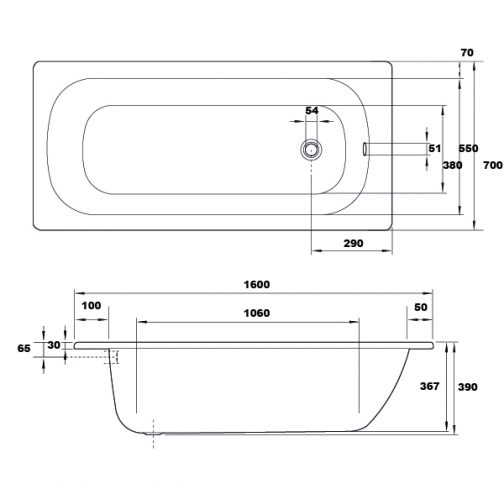 SV-STD160A-WT-drawing