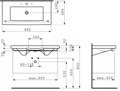 laufen-814437-drawing