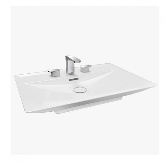 Japan INAX S600 AL-S630VFC Over Counter With Faucet Hole Wash Basin ...