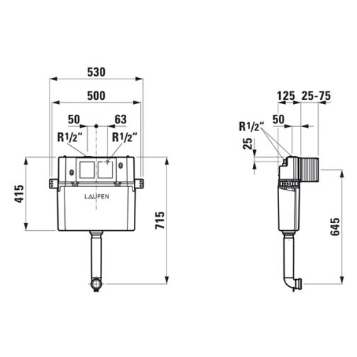 laufen-LF-894664.000.000.1-drawing