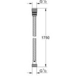 grohe-27503-Vitalioflex-shower-hose-drawing