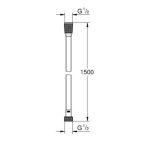 grohe-26346000-shower-hose-drawing