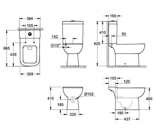 GROHE-39811-drawing